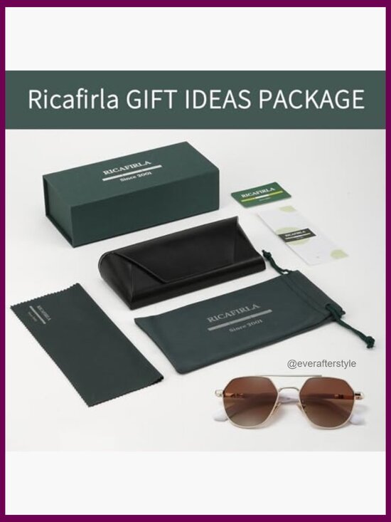 Polarized Aviator Sunglasses with Metal Frame and Acetate Arms